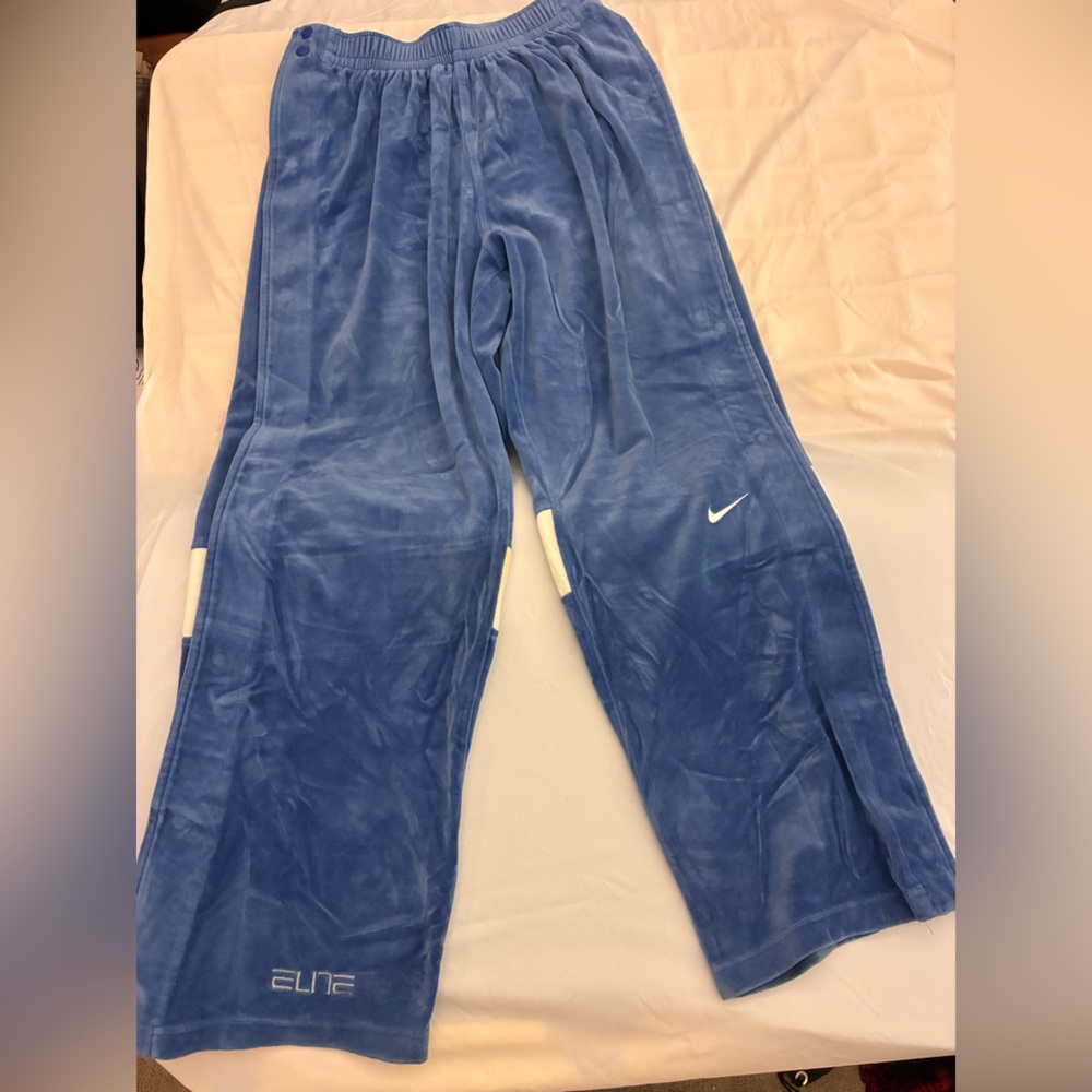 Nike Duke Blue Velour Athletic Pants